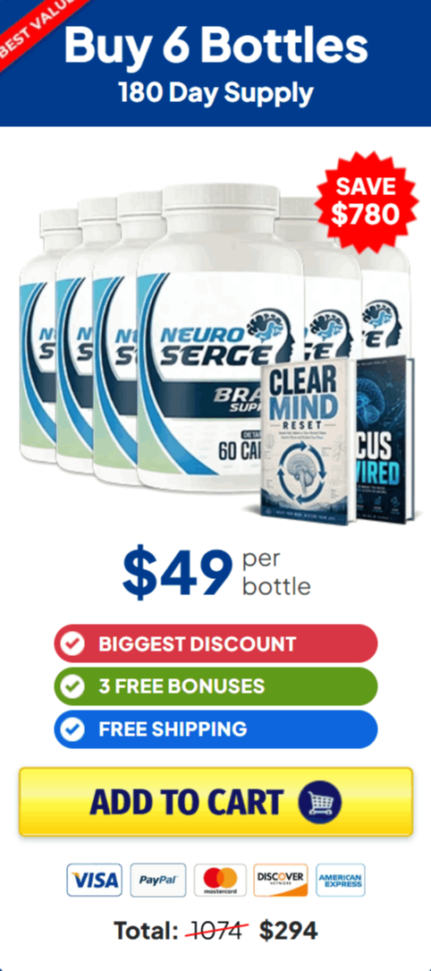 NEURO SERGE PER BOTTLE $49